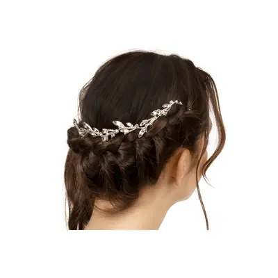 DECORAZIONE CAPELLI CON FOGLIE DI STRASS